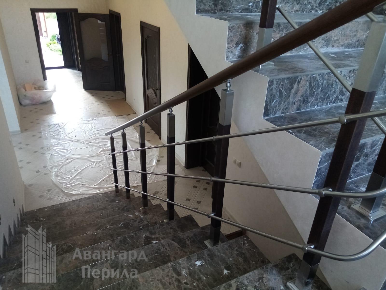 Пристенные поручни из ПВХ Комбинированные перила