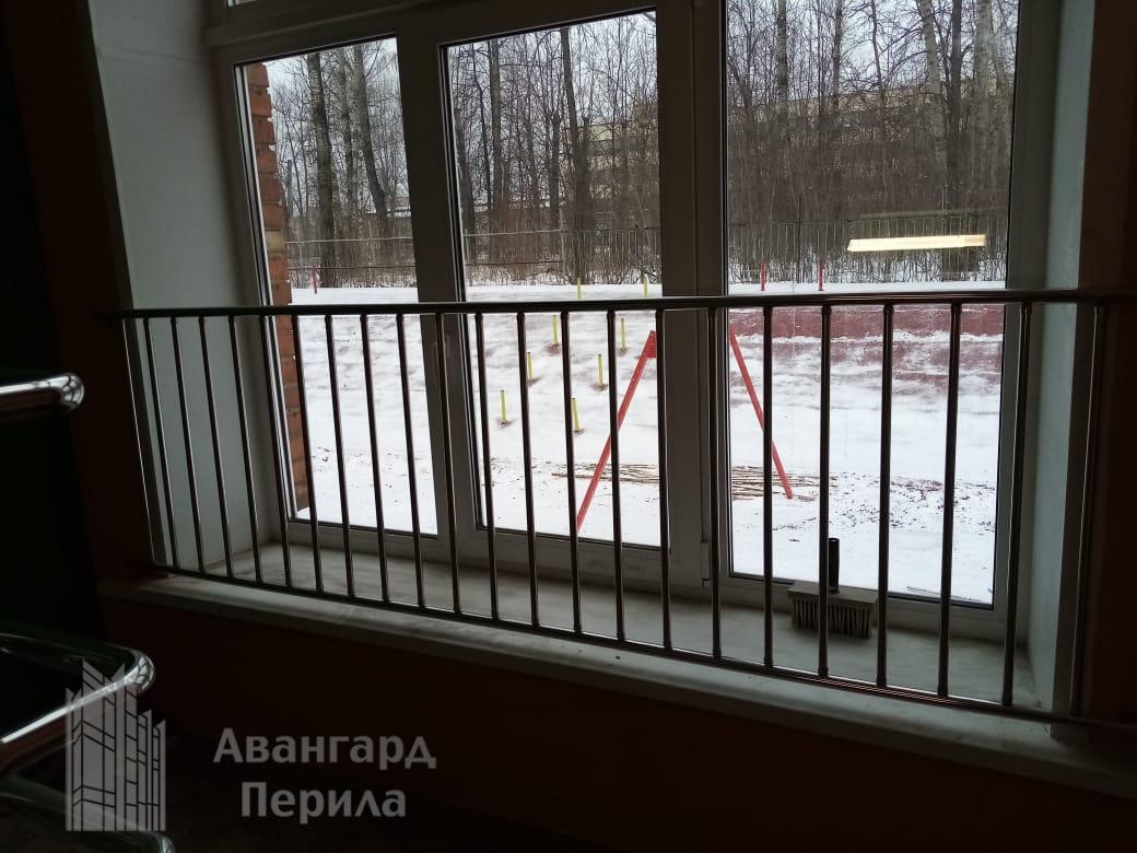 Перила с ригелями для помещений ограждение окон