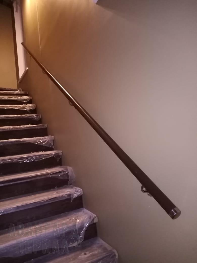 Перила с ПВХ поручнем Пристенные поручни ПВХ